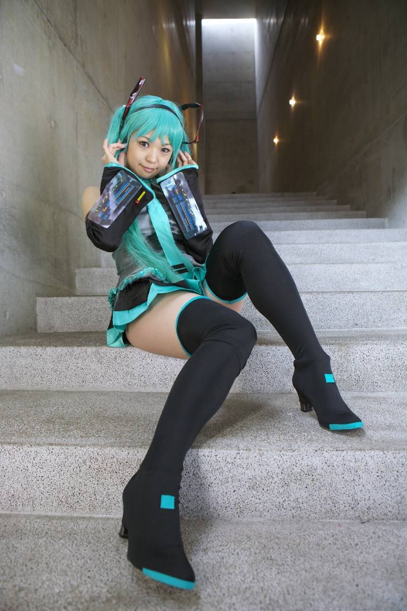 [Cosplay]  Vocaloid - Sexy Hatsune Miku